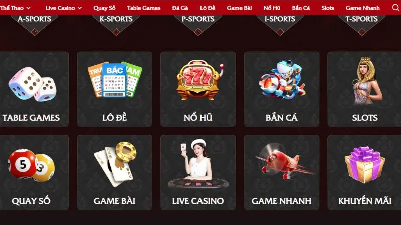 Sản phẩm giải trí tại XO88 đa dạng và cuốn hút