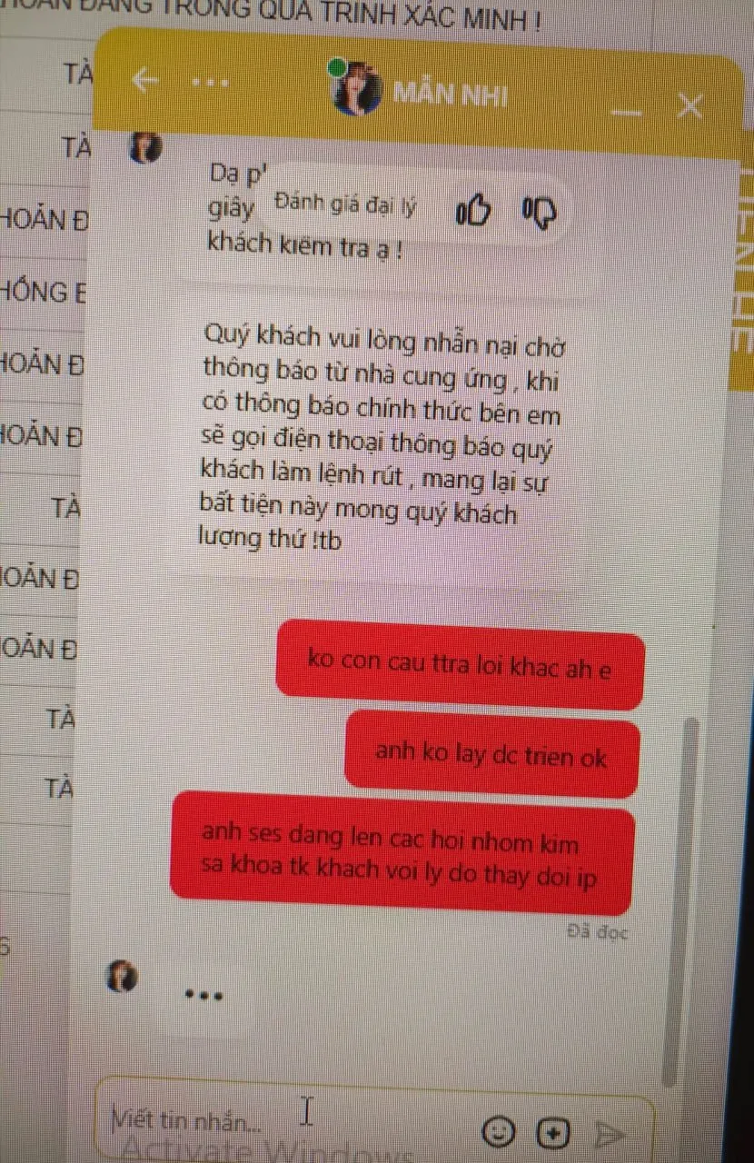 Nhà cái Kimsa lừa đảo