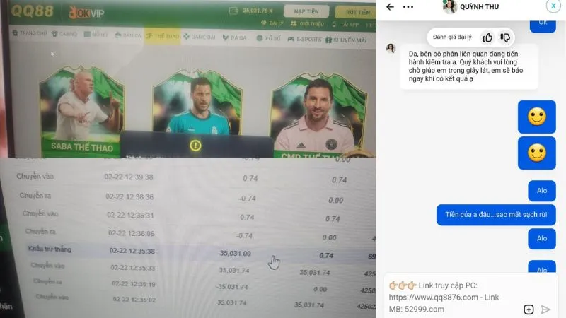 Nhà cái QQ88 lừa đảo