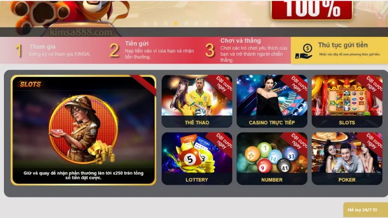 Những sản phẩm cá cược hiện có tại nhà cái