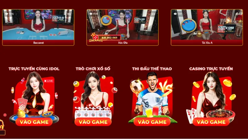 Thư viện trò chơi cá cược tại nhà cái