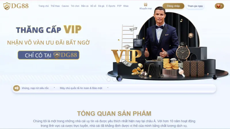 Tổng quan về DG88 – Nhà cái cá cược hoạt động tại nhiều quốc gia