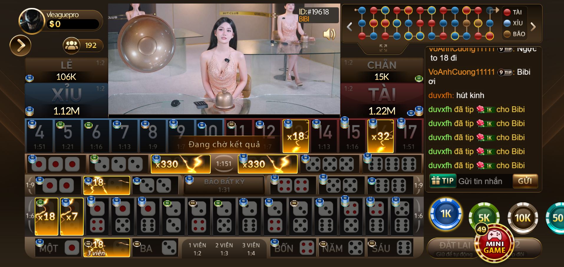 Game Sicbo tại GO88 chính hãng