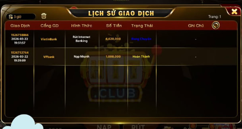 Người chơi nên thực hiện đúng từng bước để giao dịch dễ dàng