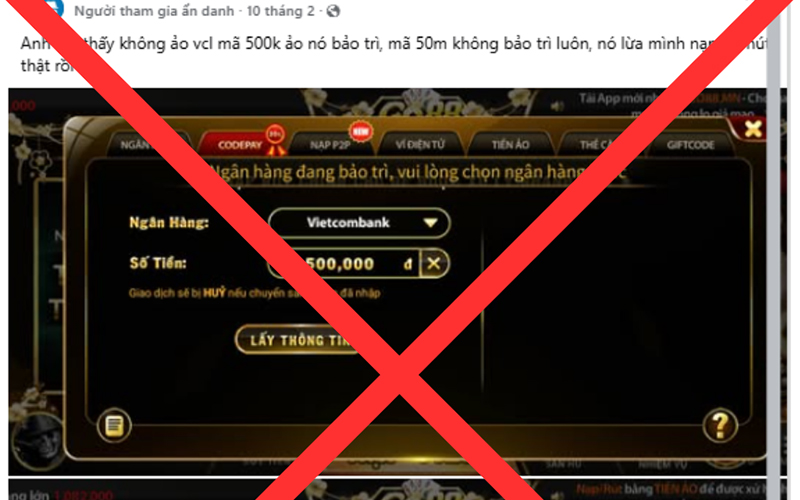 Một case phốt Go88 chỉ vì ngân hàng bảo trì