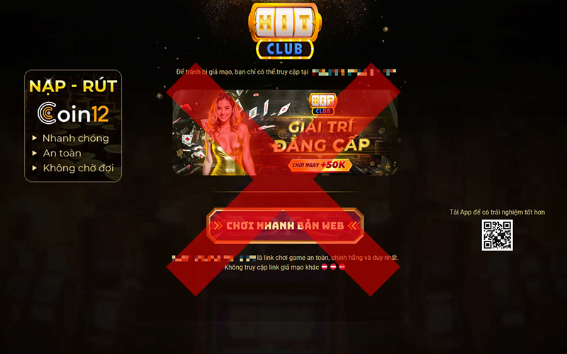 Cảnh báo lừa đảo: Tên miền Hitclub giả mạo thương hiệu