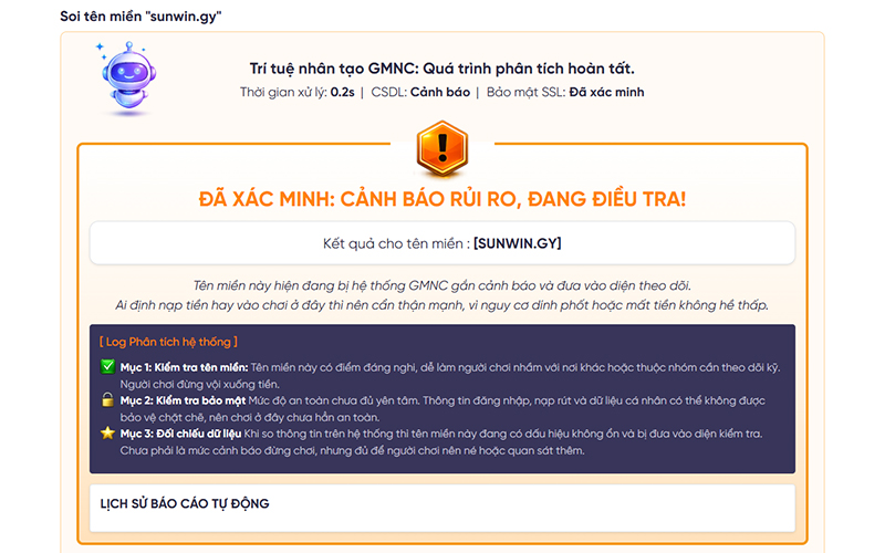 GMCN tiến hành quét URL tài nguyên thời gian thực