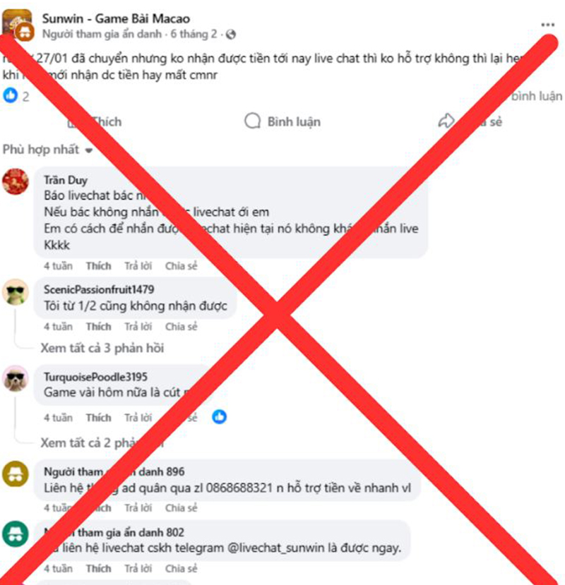 Những tài khoản ẩn danh đang tố cáo thông tin vô căn cứ